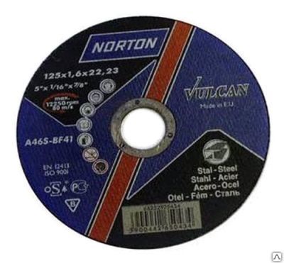 Фото №0 Зачистной диск Norton Vulcan 125x6,4x22,23: