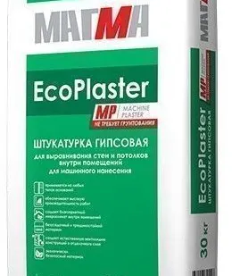 фото Штукатурка гипсовая МАГМА "EcoPlaster MP" (30 кг)