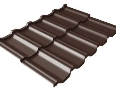 фото Металлочерепица Kvinta Uno (1210/720) Satin 0,5 RAL 8017