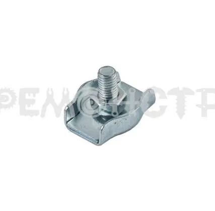 Фото №0 Зажим для тросов одинарный цинк C-SWR5 М6 (100) зз П