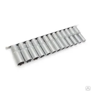 Фото №0 Набор головок 6-ти гранных удлиненных (8-24 мм; 1/2") 13 шт. дело техники 6