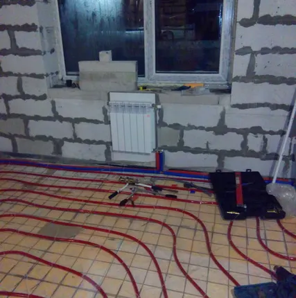 Фото №0 Теплый пол