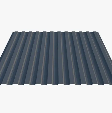 Фото №0 Профнастил Н10.40 Двухсторонний, 0.45 мм RAL 7024, Графит