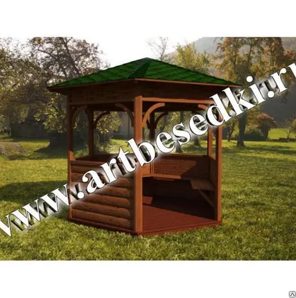 Фото №0 Беседка эконом класса