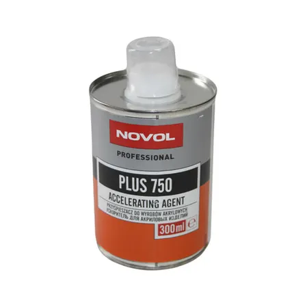 Фото №0 Автоаксессуары Novol Ускоритель Novol Plus 750 для акриловых изделий, 300мл