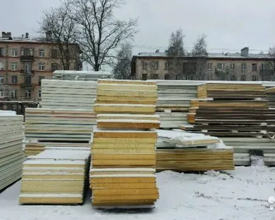 фото Сэндвич панели пир 50 мм, 3,03 м