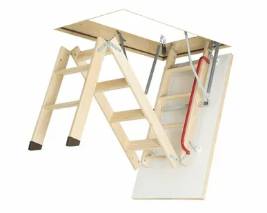 фото Чердачная лестница Fakro LWK Plus деревянная