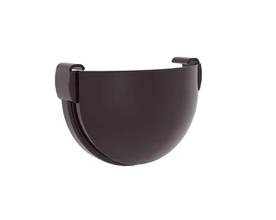 фото Заглушка желоба Дизайн 135 ПВХ Grand Line коричневый (RR32)