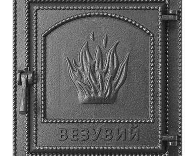 фото Дверка каминная "Везувий" 211 340х305