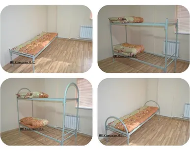 фото Кровати, столы,  табуретки, тумба, шкаф для рабочих, строителей