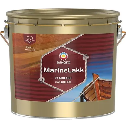 Фото №0 Лак ESKARO Лак для отделки панелей яхт ESKARO Marine lakk 90 2,4 л глянцевый