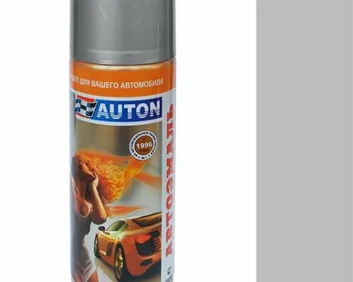 фото Эмаль для дисков аэрозоль акриловая AUTON темно-серая ВАЗ, 520мл