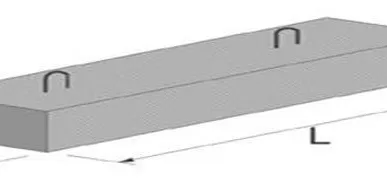 фото Перемычка железобетонная брусковая 2 ПБ 16-2п 1550х120х140 мм