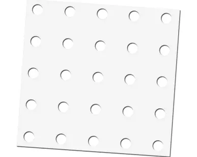 фото Перфорированная панель / Перфорированный стальной лист 1000х1250 мм, толщина 1.5 мм