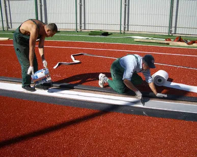 фото Строительство крытых и открытых теннисных кортов