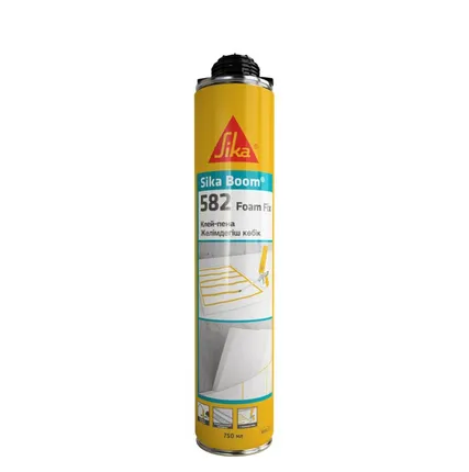 Фото №0 Клей-пена профессиональная Sika Boom-582 Foam Fix C852, 750 мл