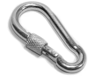 фото Карабин с фиксатором d 8мм.