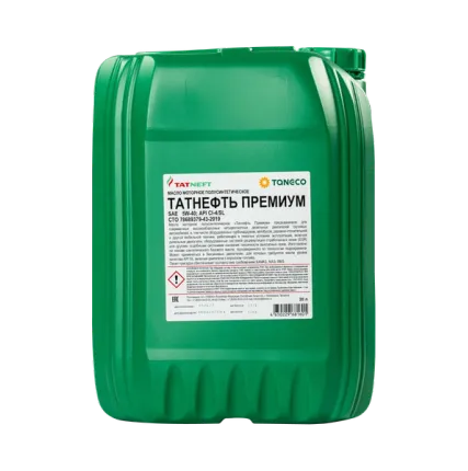 Фото №0 Масло моторное полусинтетическое Татнефть Премиум 5W-40 20 л 5W-40