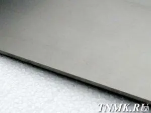 Фото №0 Лист вольфрамовый 0,55 мм ВЧ
