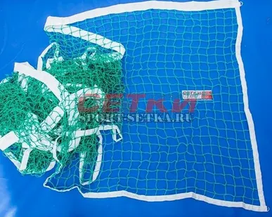 фото Сетка для большого тенниса, Д 2,2 мм, парашютная стропа 50 мм