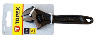 фото Ключ TOPEX разводной 200 мм диапазон 0-31 мм