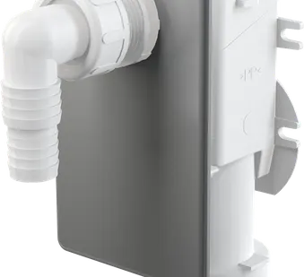 фото Сифон для бытовой техники под штукатурку AlcaPlast хром/белый APS3
