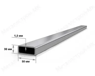 фото Труба профильная 50х30х1.5 (6м)