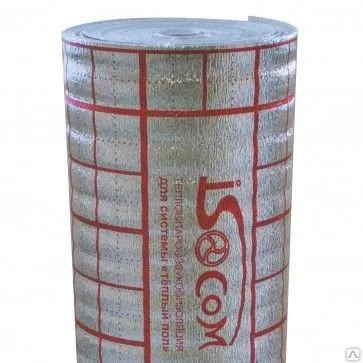 Фото №0 Отражающая изоляция ИЗОКОМ ПЛР 3х120х25 мм (разметка)