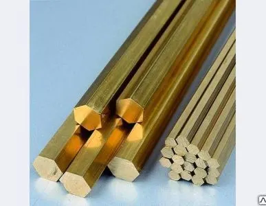 фото Шестигранник латунный 32 Л68 ГОСТ