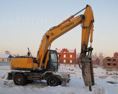 фото Экскаватор Hyandai  220, гус c гидромолотом