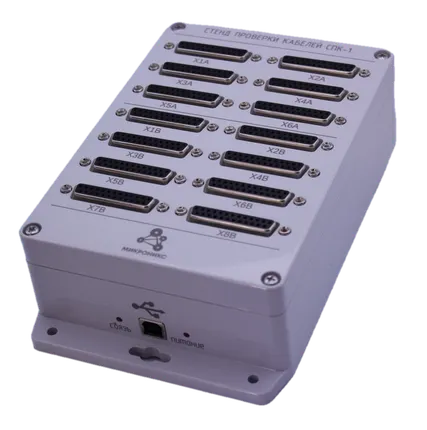 Фото №0 Стенд проверки кабелей СПК - Разработка адаптера 12500