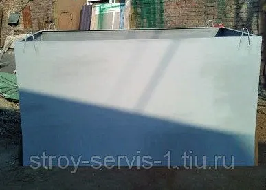 фото Бак для воды 4 куб.м. (2,5 м. х 1,25 м. х 1,25 м.) Лист 3 мм.