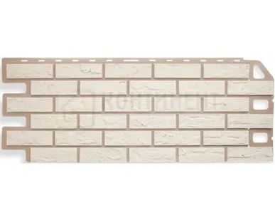 фото Фасадная панель КИРПИЧ, Белый