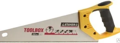фото Ножовка STAYER &quot;TOOLBOX&quot; по дереву для точного пиления,350мм