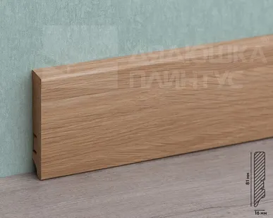 фото Волшебная Палочка Гарден Плинтус МДФ Волшебная палочка. Гарден .210 Дуб опак