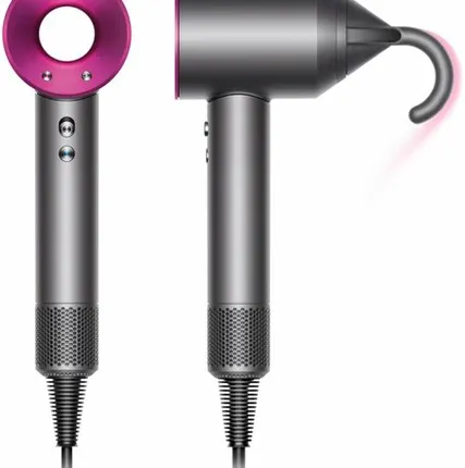 Фото №0 Фен Dyson Supersonic HD07, никель/фуксия