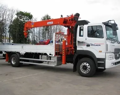 фото КМУ Hyundai HD-170 c КМУ Kanglim 1256GII борт ал. 7,1*2,5*0,6