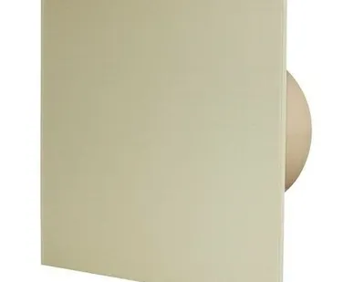 фото Накладной вентилятор MM-P 06 стекло кремовый с обратным клапаном MMotors JSC