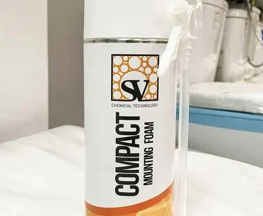 фото Пена монтажная, всесезонная, бытовая, с трубкой, 250 мл (350 гр), Compact SV