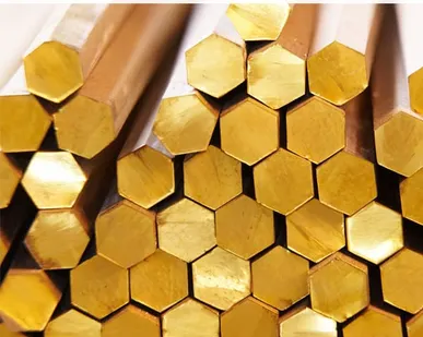 фото Шестигранник латунный 75 мм ЛС59-1П