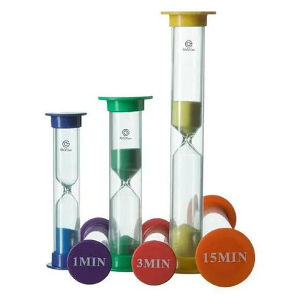 Фото №0 Часы песочные в пластиковом тубусе (10 мин)