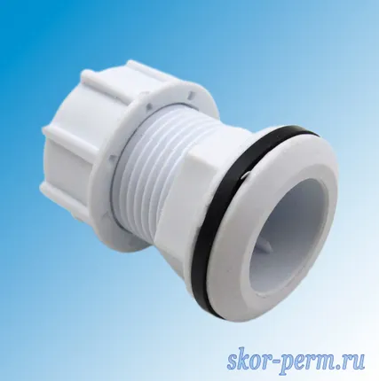 Фото №1 Врезка в резервуар 1&quot; пластиковая