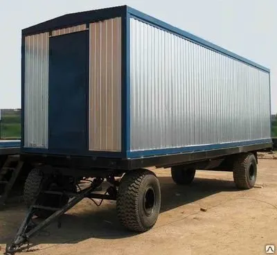 Фото №0 Блок-контейнер сауна 8,0х2,5 м на шасси