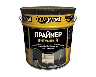фото Праймер битумный AquaMast, ведро 18 л