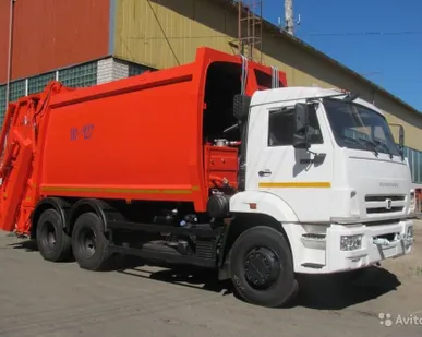 фото Мусоровозы с задней загрузкой КО-427-80 на шасси КАМАЗ-65115-19
в
