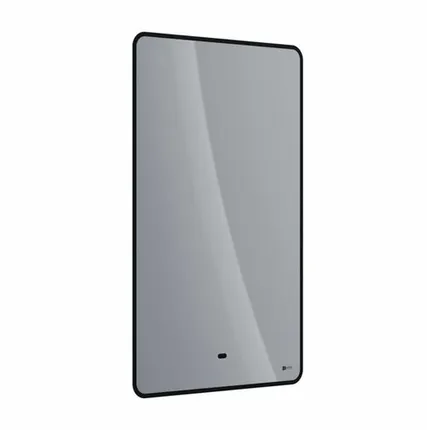 Фото №0 Зеркало Lemark MIOBLACK 45х80 см с интерьерной подсветкой, с подогревом