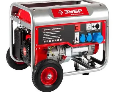 фото Генератор бензиновый Зубр ЗЭСБ-6200-Н