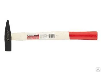 фото Молоток слесарный, 200 г, квадратный боек, деревянная рукоятка MATRIX