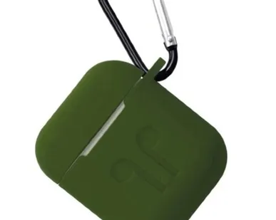 фото Силиконовый чехол Gurdini для AirPods 2 Green