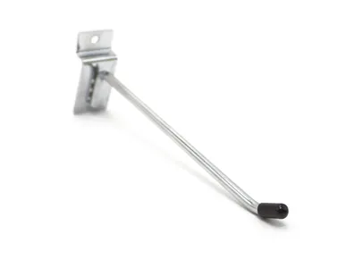 фото Крючок металлический на экономпанель 150мм, d.6мм, хром, с наконечником